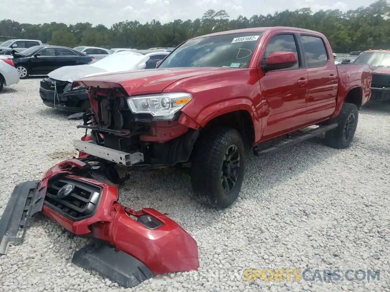 2 Photograph of a damaged car 3TYAX5GN5MT013994 TOYOTA TACOMA 2021