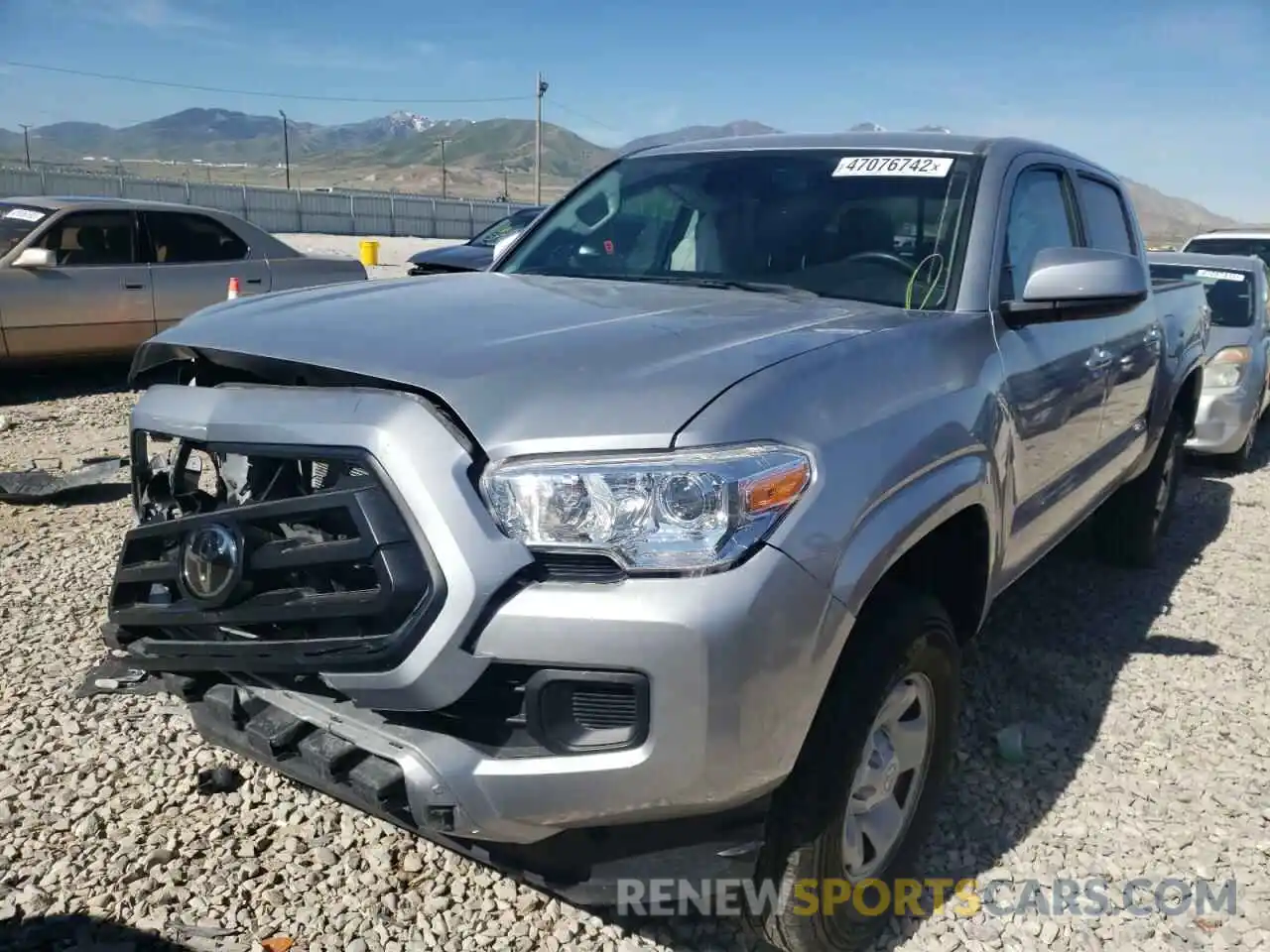 2 Photograph of a damaged car 3TYAX5GN5MT016958 TOYOTA TACOMA 2021