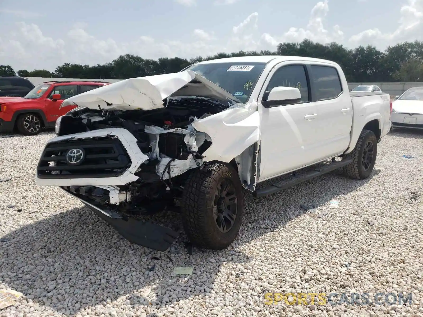 2 Photograph of a damaged car 3TYAX5GN5MT022971 TOYOTA TACOMA 2021