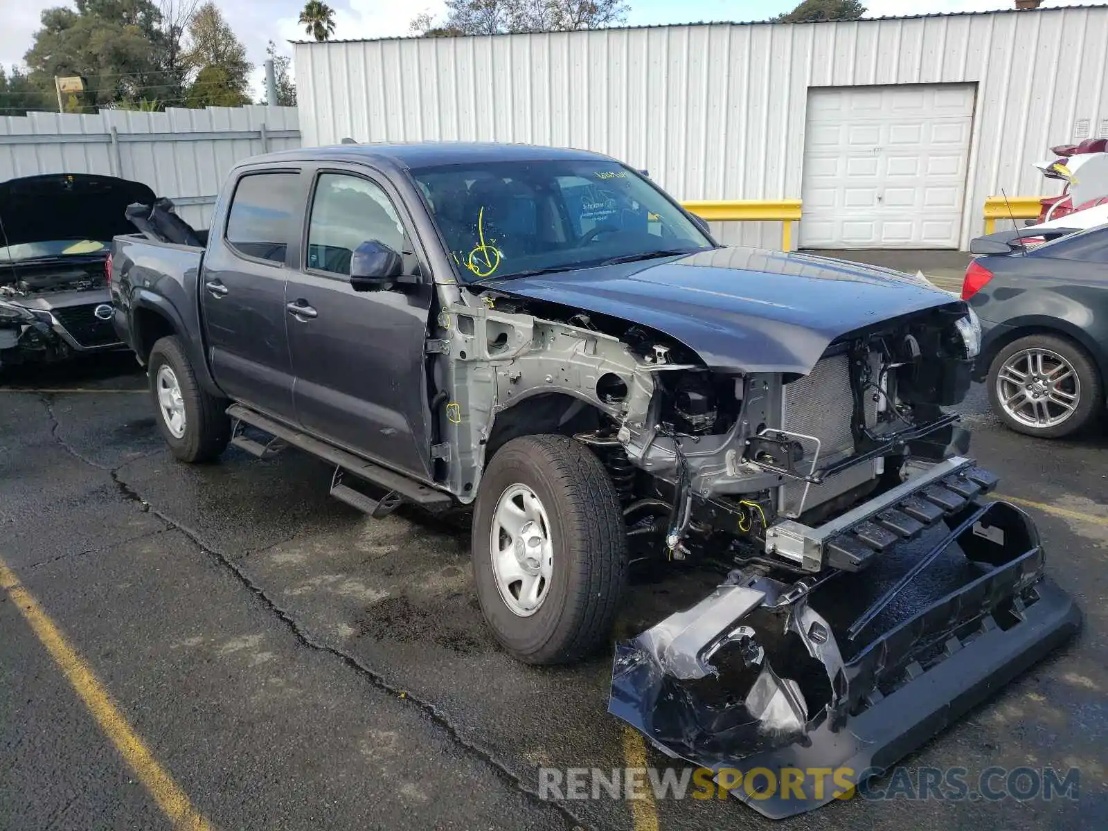 1 Photograph of a damaged car 3TYAX5GN5MT029094 TOYOTA TACOMA 2021