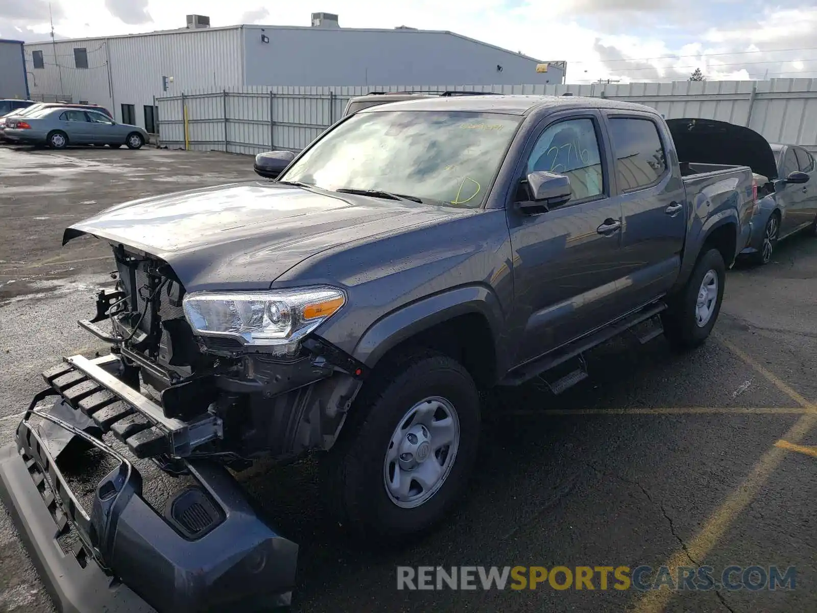 2 Photograph of a damaged car 3TYAX5GN5MT029094 TOYOTA TACOMA 2021