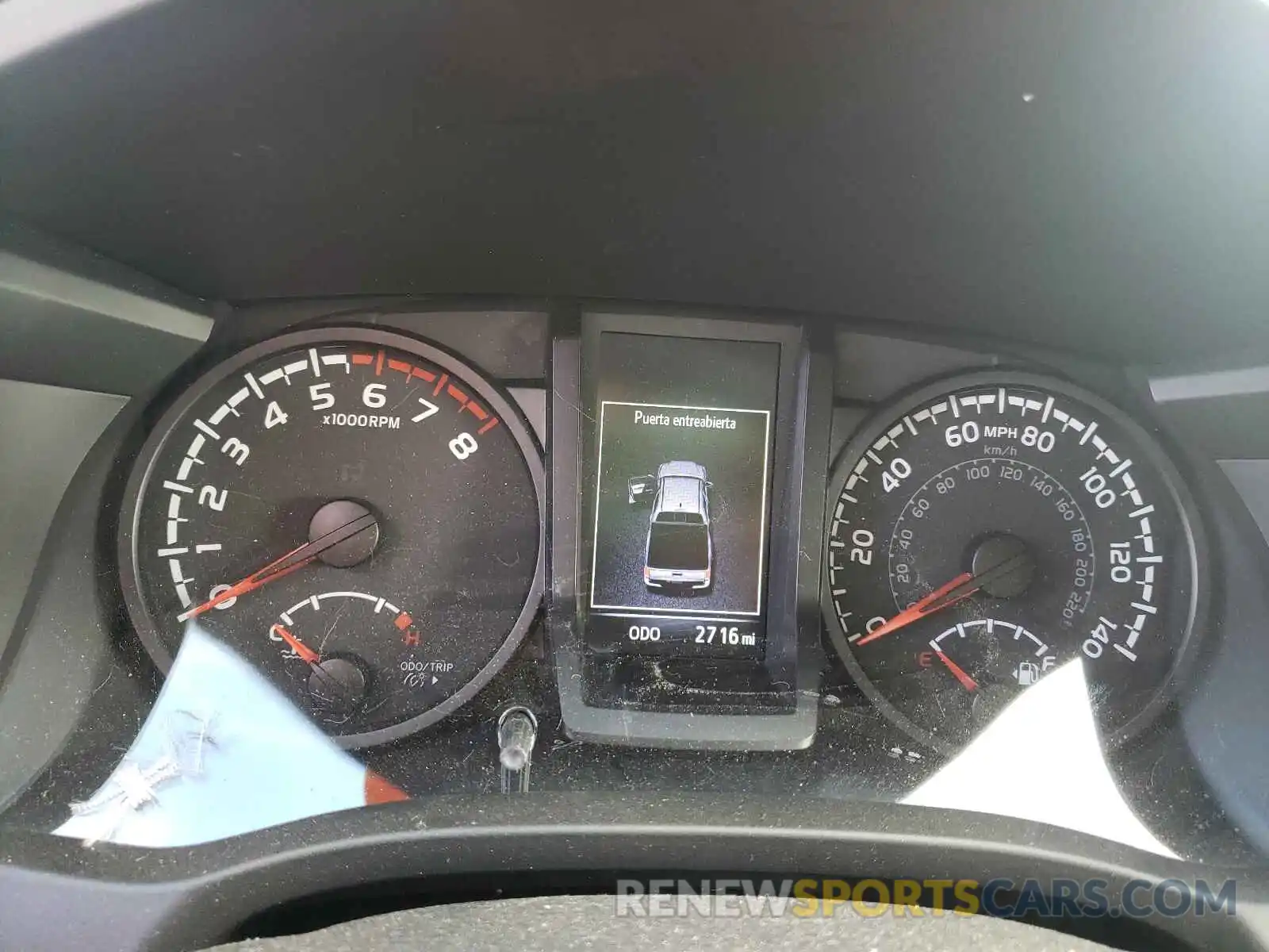 8 Photograph of a damaged car 3TYAX5GN5MT029094 TOYOTA TACOMA 2021