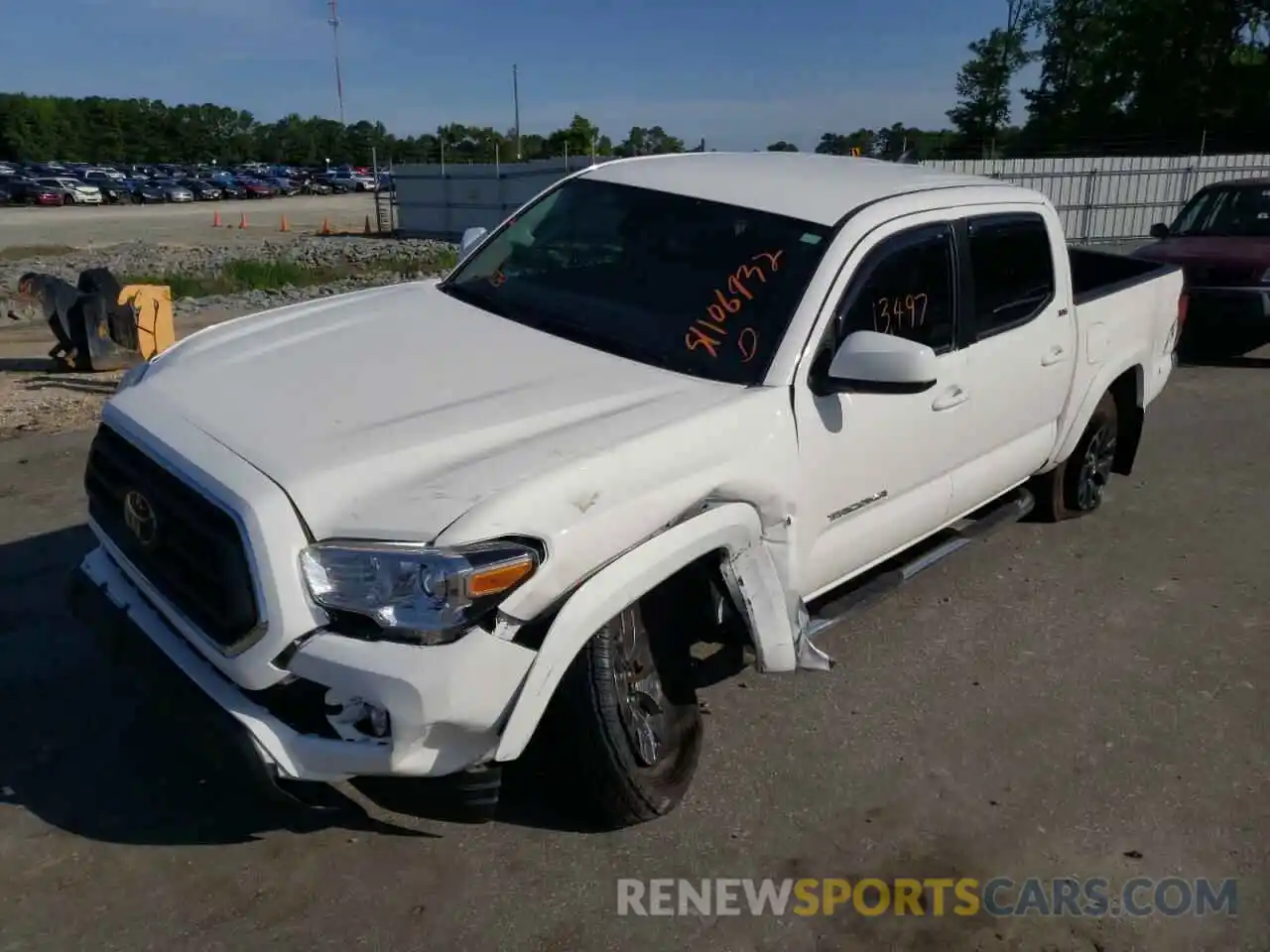 2 Photograph of a damaged car 3TYAX5GN5MT029287 TOYOTA TACOMA 2021