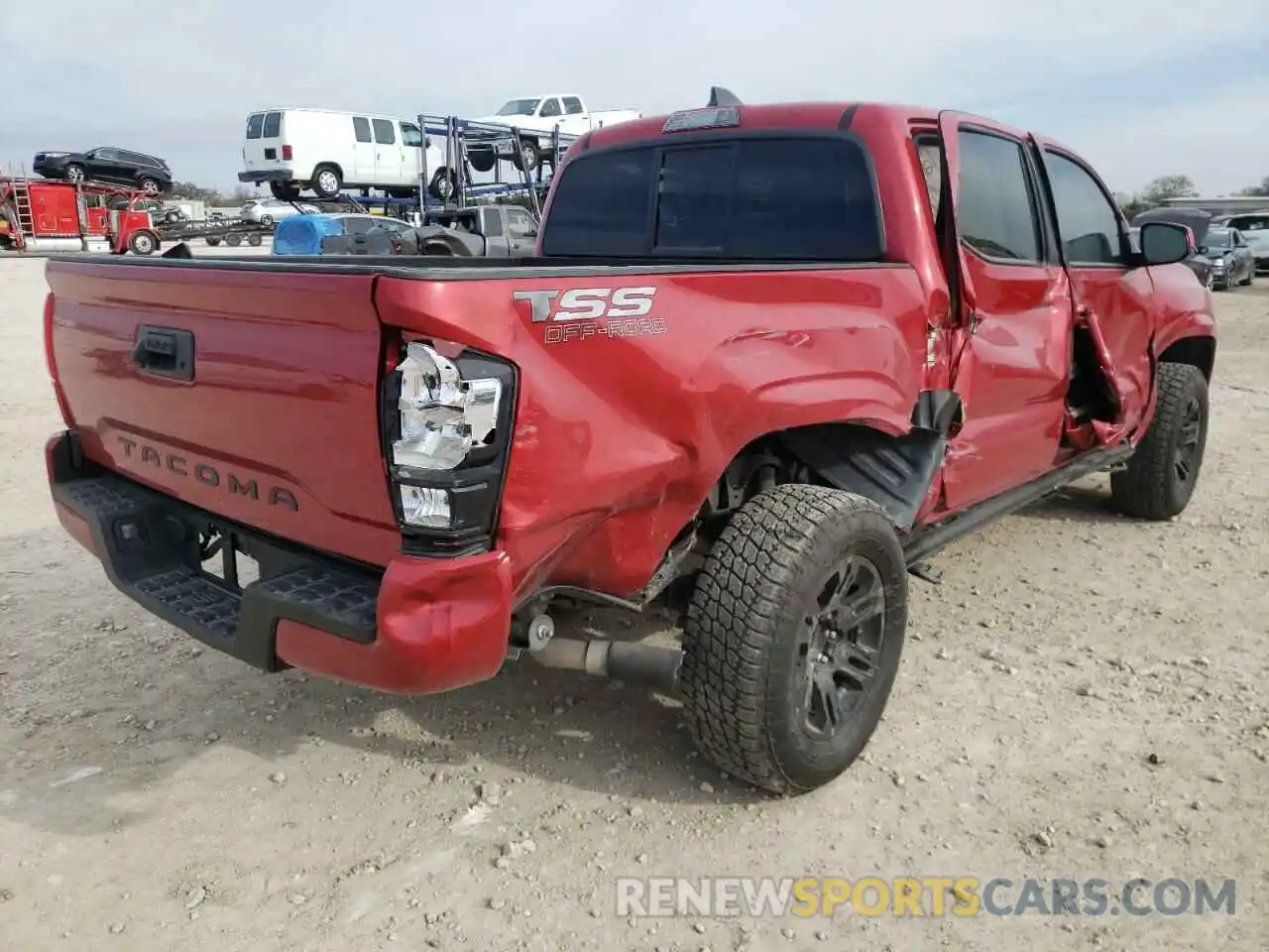 4 Фотография поврежденного автомобиля 3TYAX5GN6MT011638 TOYOTA TACOMA 2021