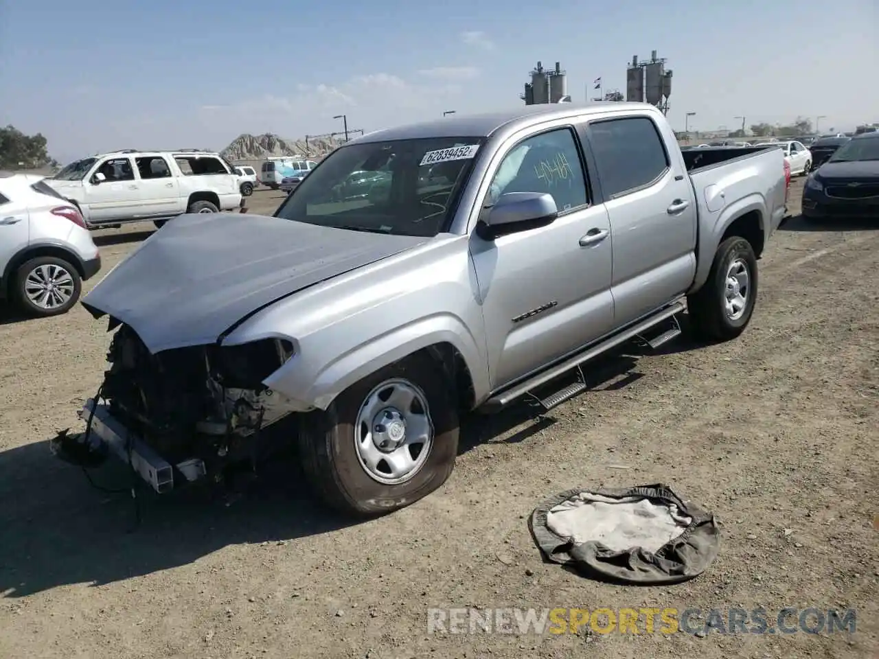 2 Фотография поврежденного автомобиля 3TYAX5GN6MT015074 TOYOTA TACOMA 2021