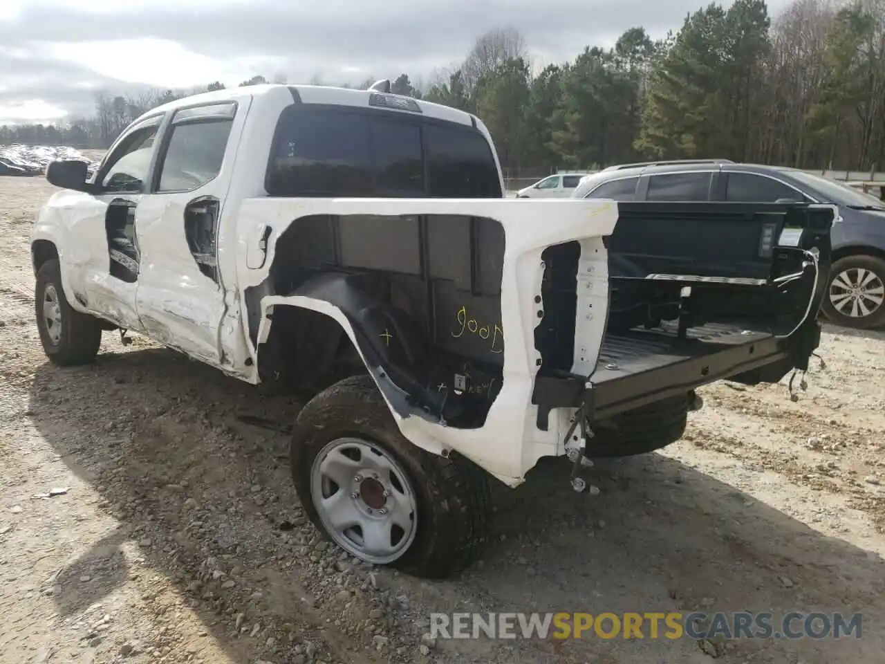 3 Photograph of a damaged car 3TYAX5GN6MT015995 TOYOTA TACOMA 2021