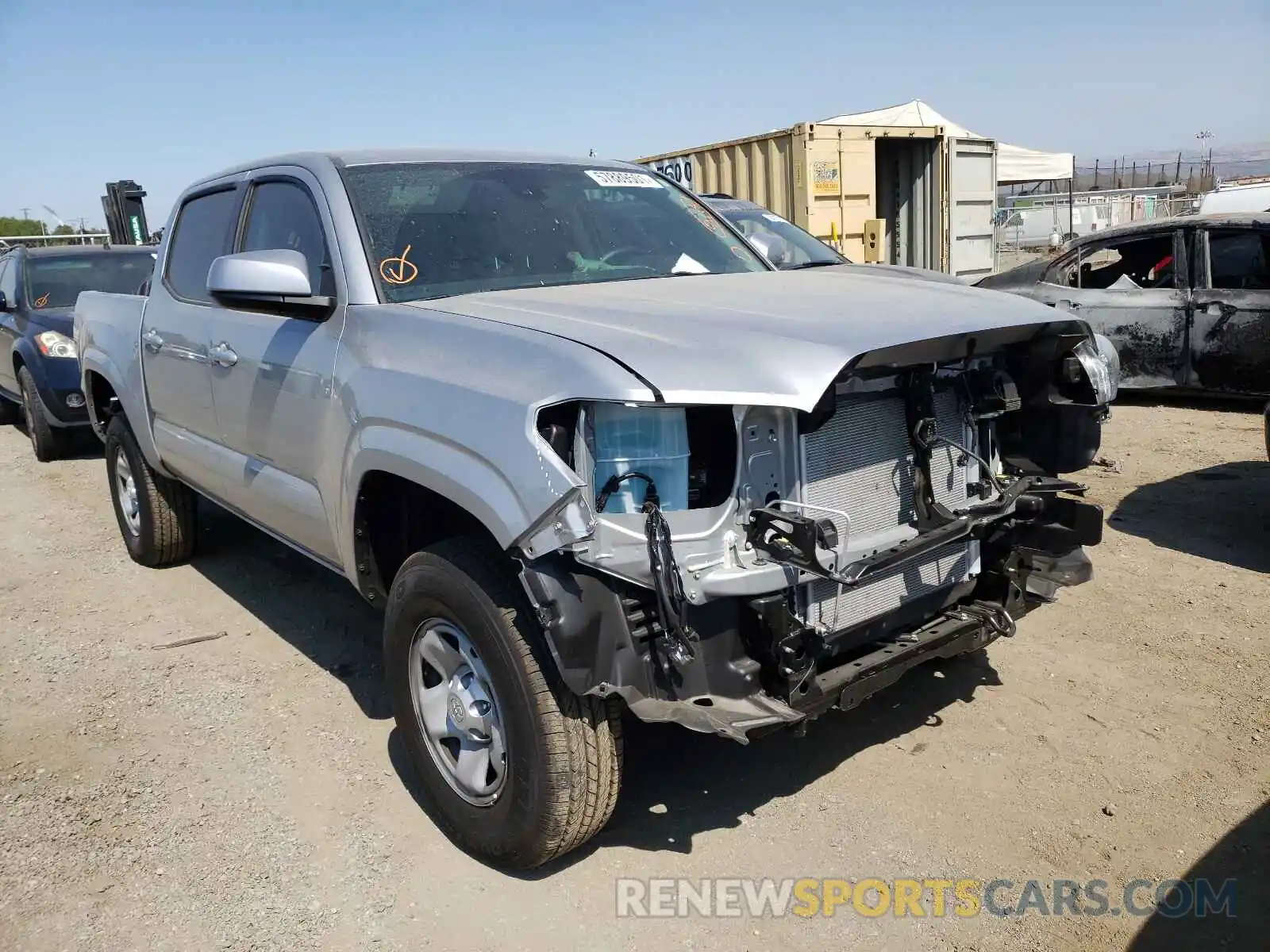 1 Photograph of a damaged car 3TYAX5GN6MT023661 TOYOTA TACOMA 2021