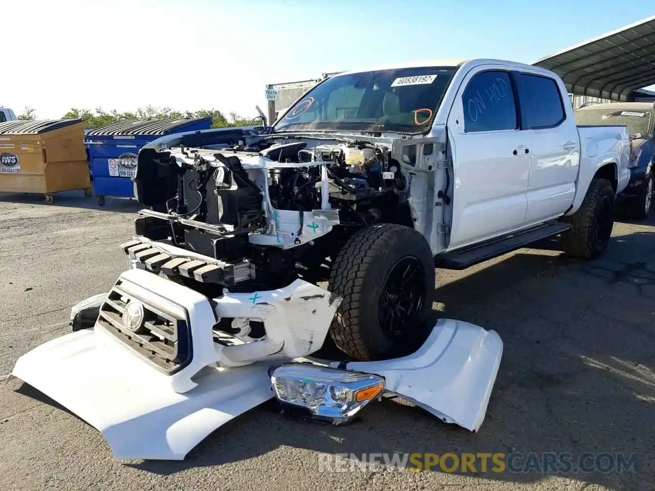 2 Photograph of a damaged car 3TYAX5GN6MT031369 TOYOTA TACOMA 2021