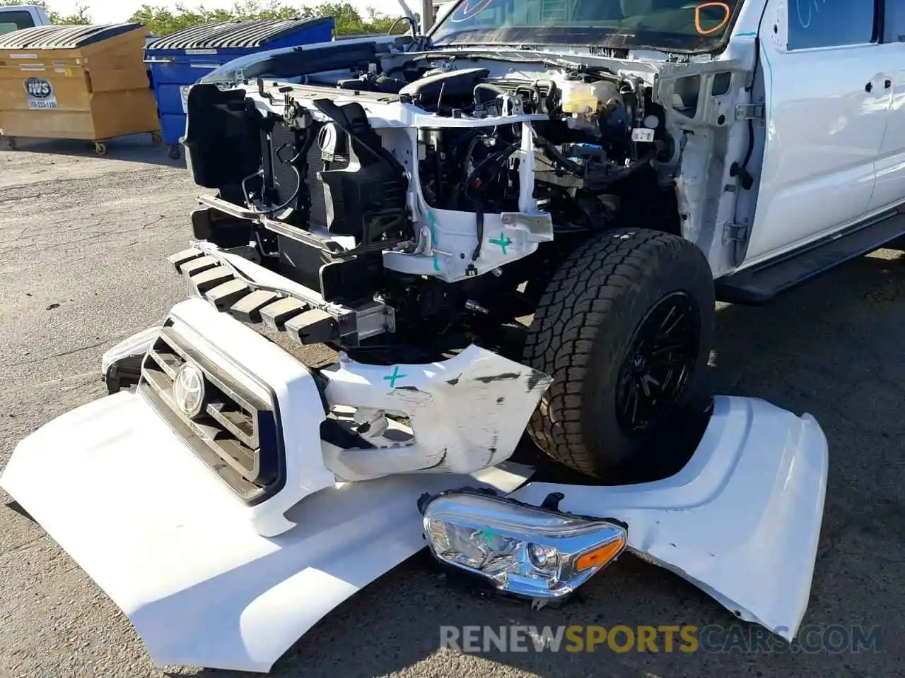 9 Photograph of a damaged car 3TYAX5GN6MT031369 TOYOTA TACOMA 2021