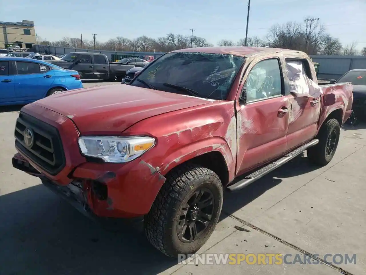 2 Photograph of a damaged car 3TYAX5GN7MT011759 TOYOTA TACOMA 2021