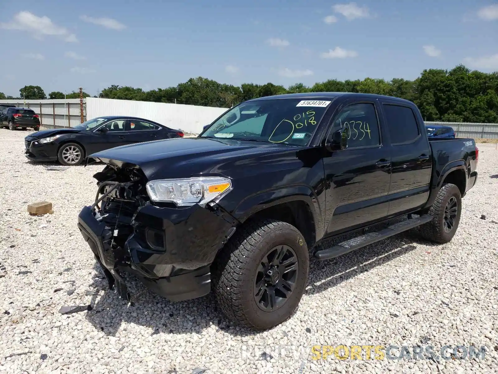 2 Photograph of a damaged car 3TYAX5GN7MT015018 TOYOTA TACOMA 2021