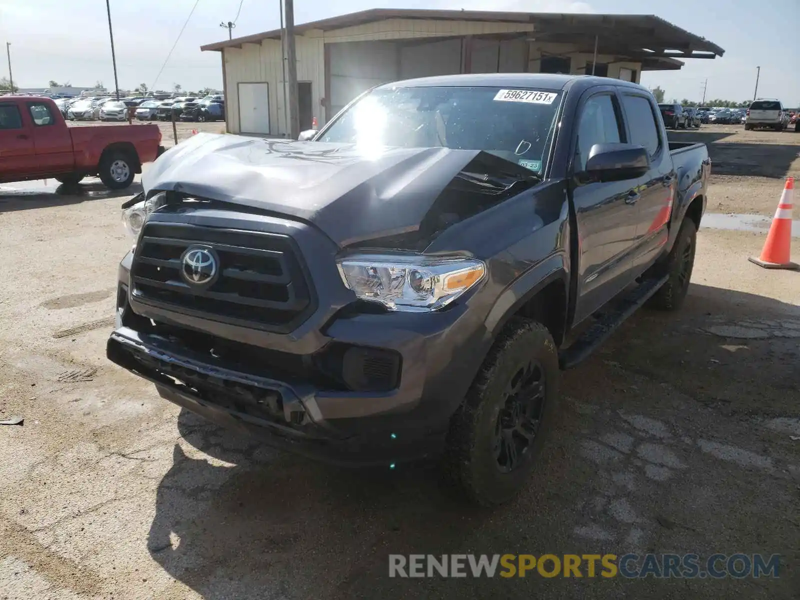 2 Photograph of a damaged car 3TYAX5GN7MT017495 TOYOTA TACOMA 2021