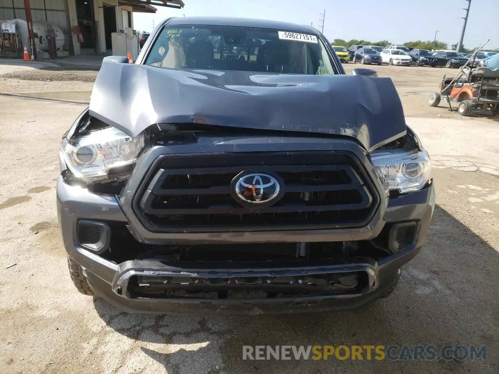 9 Photograph of a damaged car 3TYAX5GN7MT017495 TOYOTA TACOMA 2021