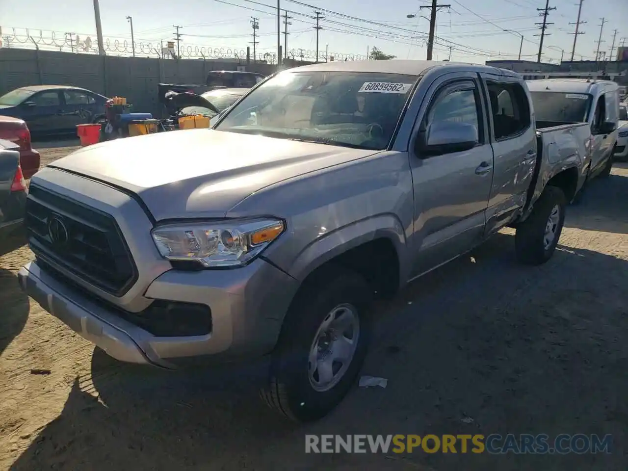 2 Photograph of a damaged car 3TYAX5GN7MT024351 TOYOTA TACOMA 2021