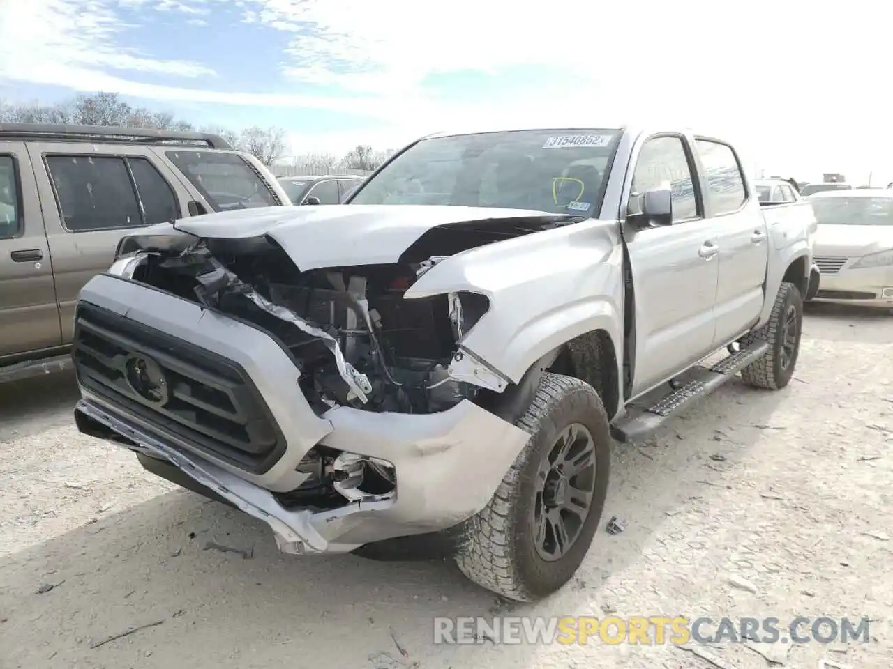 2 Photograph of a damaged car 3TYAX5GN7MT028285 TOYOTA TACOMA 2021