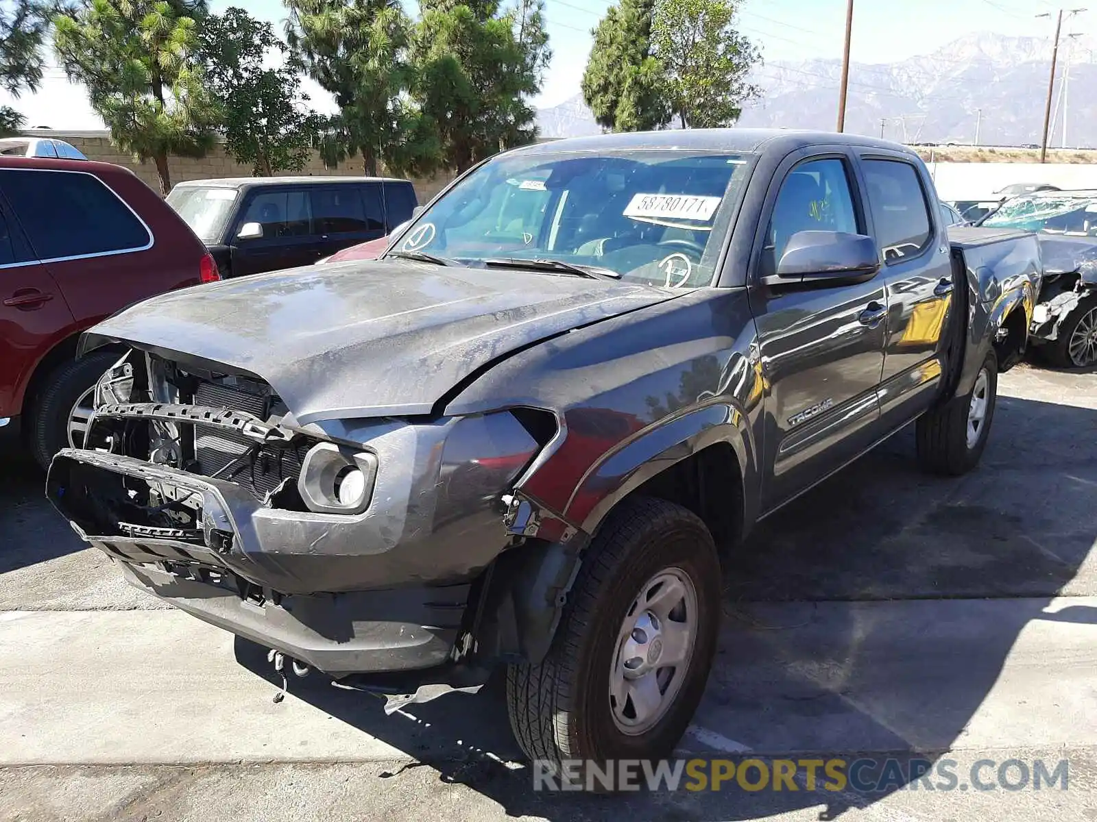 2 Photograph of a damaged car 3TYAX5GN8MT010037 TOYOTA TACOMA 2021