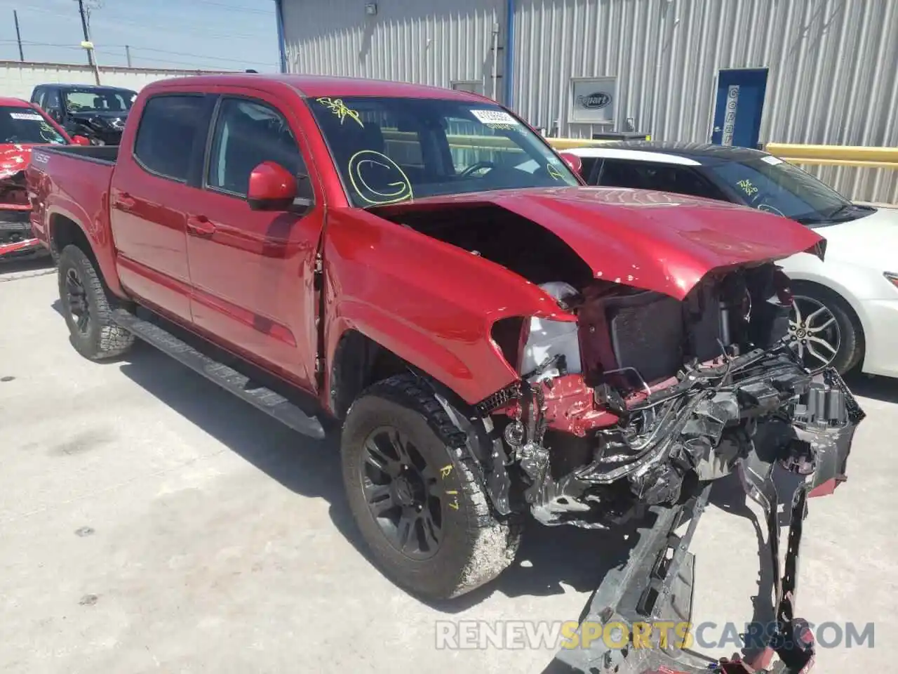 1 Photograph of a damaged car 3TYAX5GN8MT014413 TOYOTA TACOMA 2021