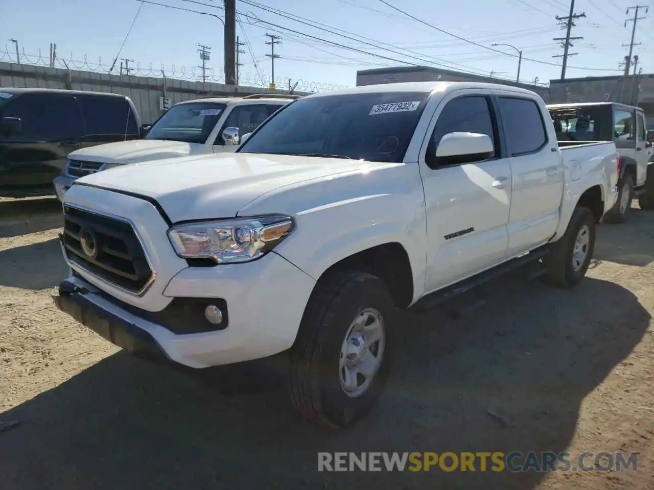 2 Photograph of a damaged car 3TYAX5GN8MT014511 TOYOTA TACOMA 2021