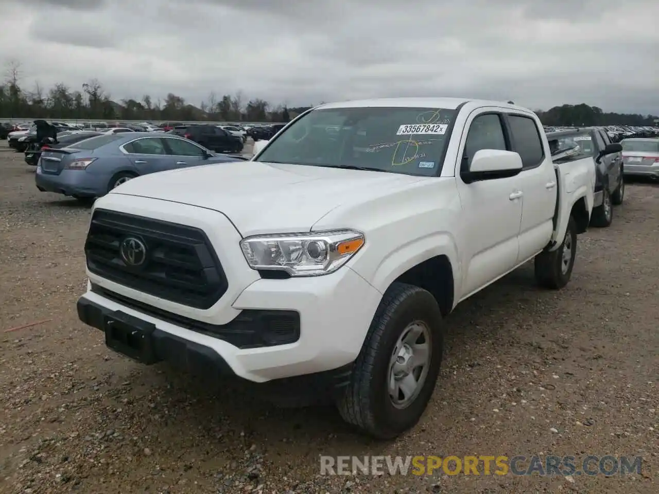 2 Photograph of a damaged car 3TYAX5GN8MT021443 TOYOTA TACOMA 2021