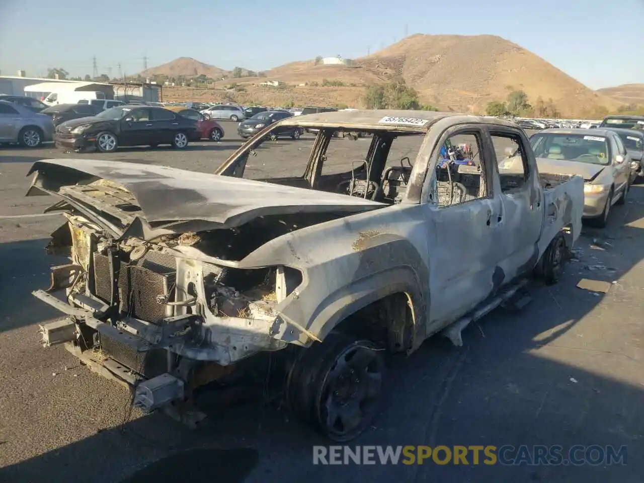 2 Photograph of a damaged car 3TYAX5GN9MT012136 TOYOTA TACOMA 2021