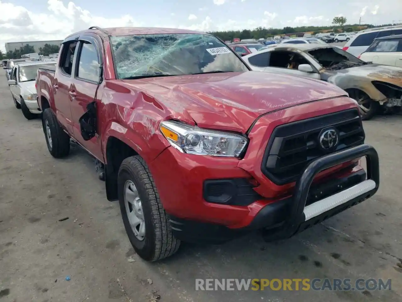 1 Photograph of a damaged car 3TYAX5GN9MT018776 TOYOTA TACOMA 2021