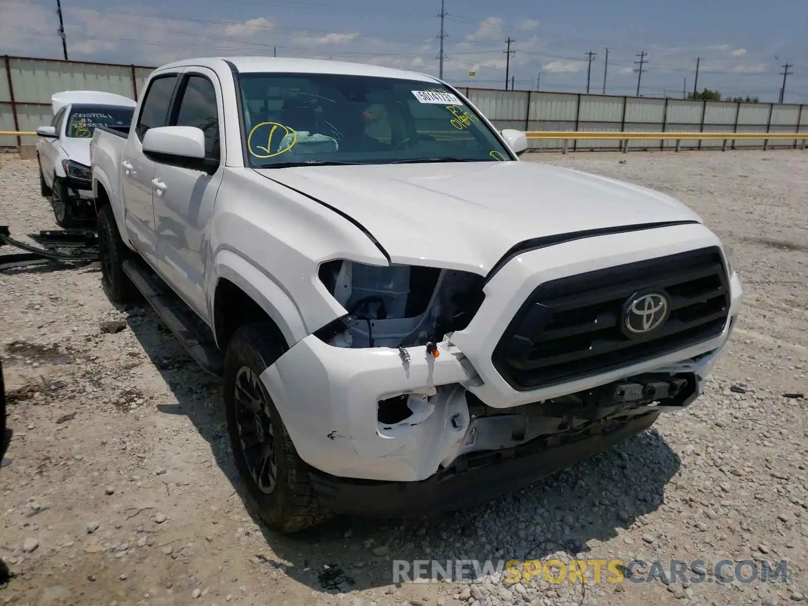 1 Photograph of a damaged car 3TYAX5GN9MT018843 TOYOTA TACOMA 2021