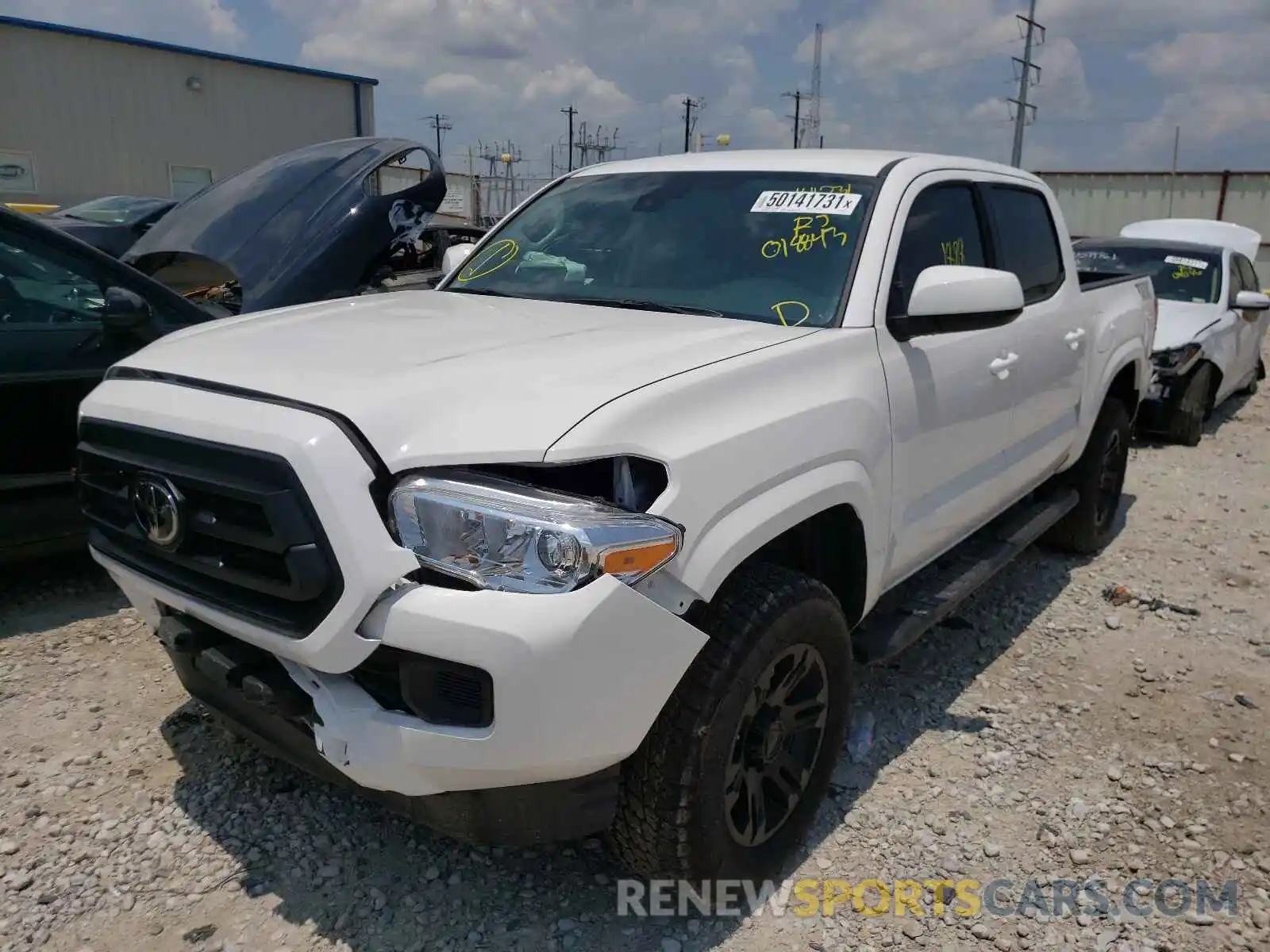 2 Photograph of a damaged car 3TYAX5GN9MT018843 TOYOTA TACOMA 2021