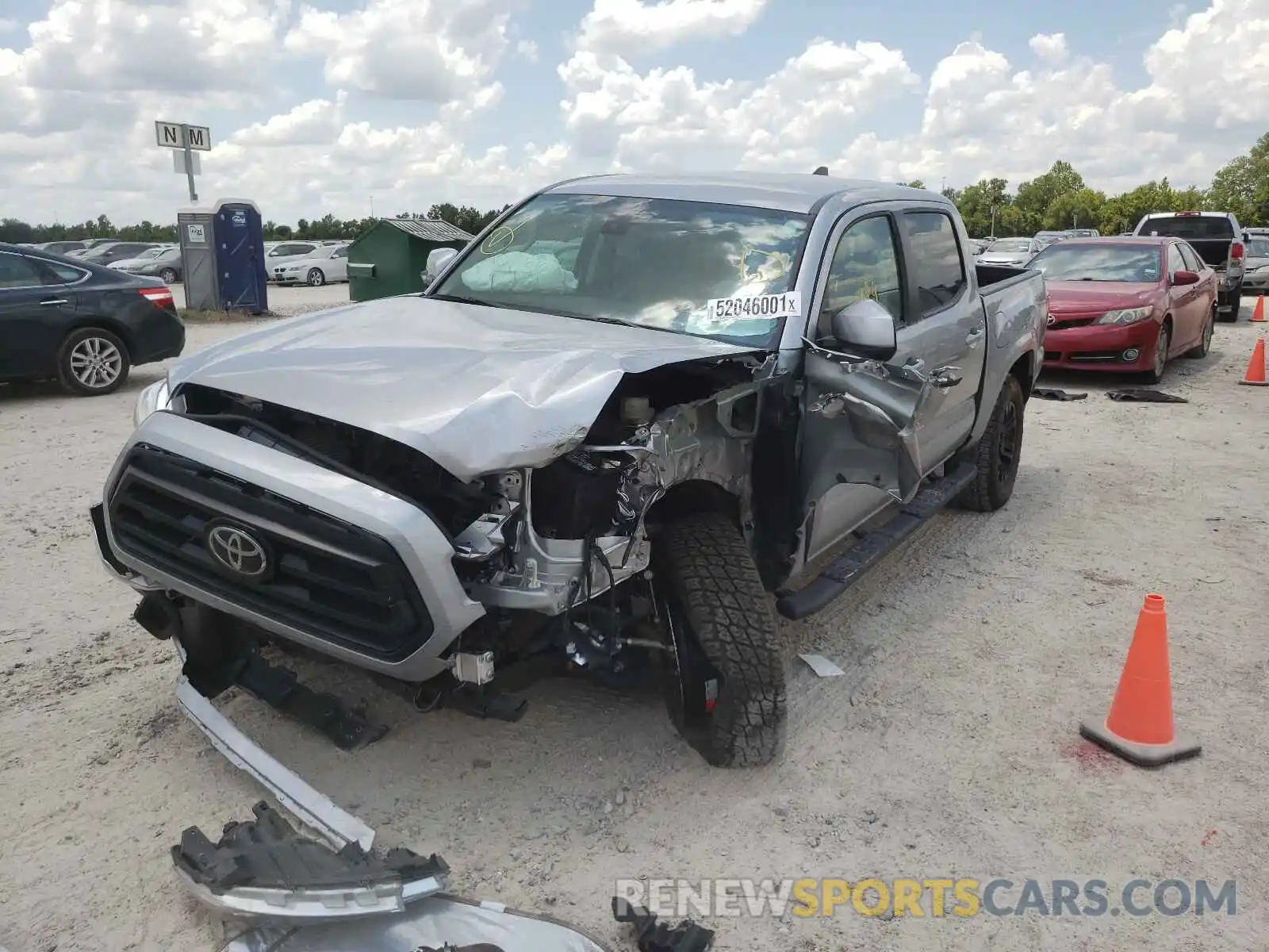 2 Photograph of a damaged car 3TYAX5GN9MT021421 TOYOTA TACOMA 2021