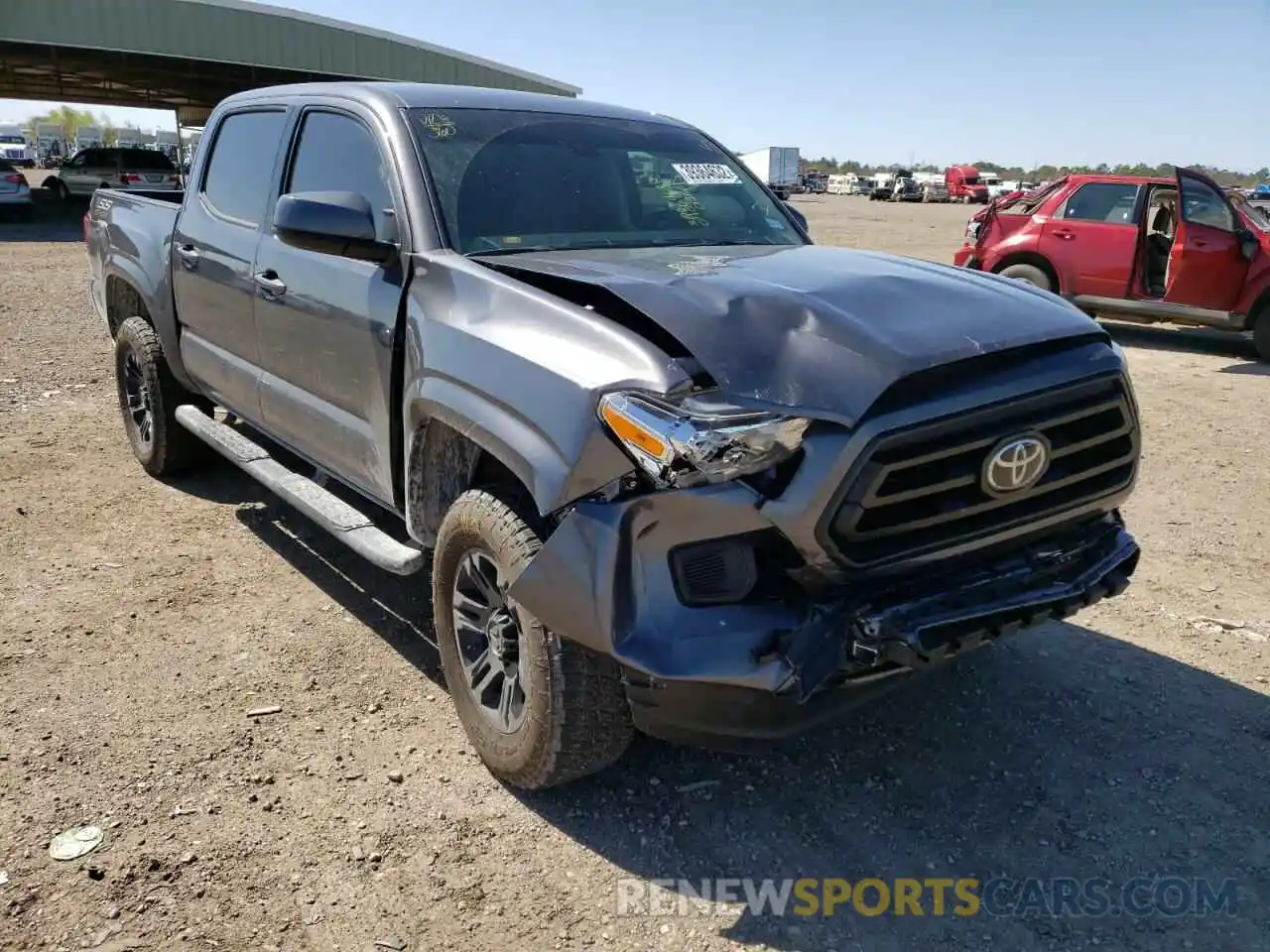 1 Photograph of a damaged car 3TYAX5GNXMT013621 TOYOTA TACOMA 2021