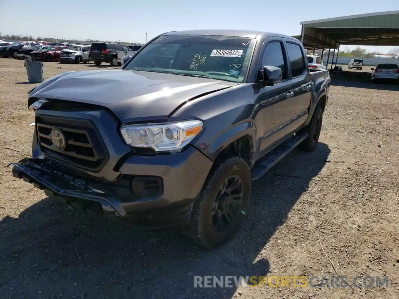 2 Photograph of a damaged car 3TYAX5GNXMT013621 TOYOTA TACOMA 2021