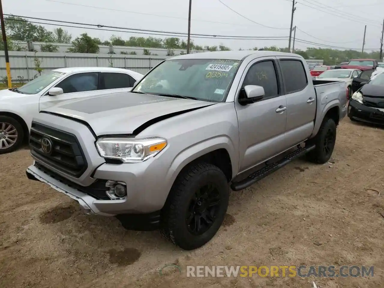 2 Photograph of a damaged car 3TYAX5GNXMT013814 TOYOTA TACOMA 2021