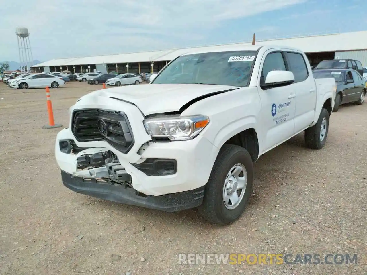 2 Photograph of a damaged car 3TYAX5GNXMT020066 TOYOTA TACOMA 2021