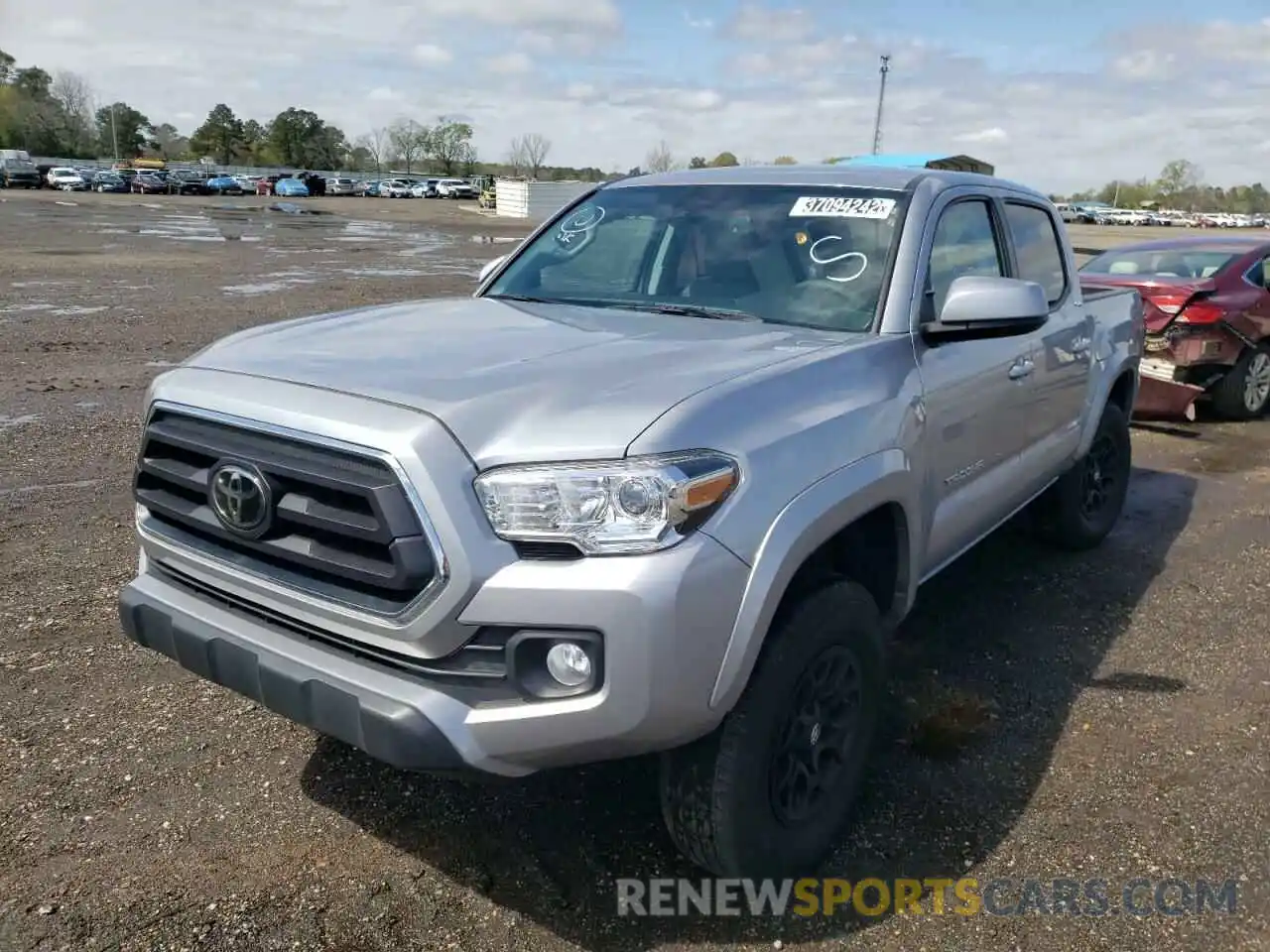 2 Photograph of a damaged car 3TYAZ5CN0MT004586 TOYOTA TACOMA 2021