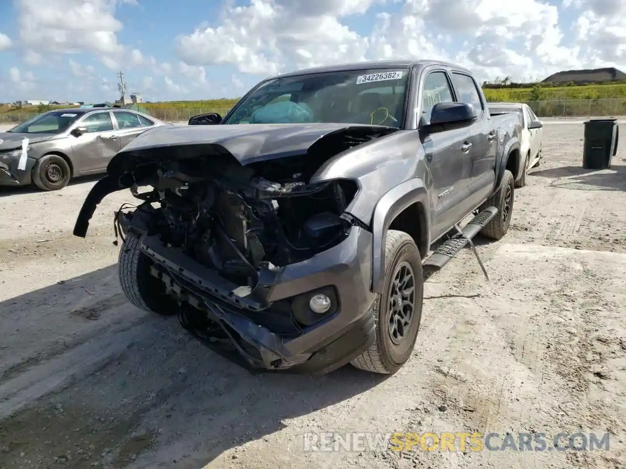 2 Photograph of a damaged car 3TYAZ5CN1MT006606 TOYOTA TACOMA 2021