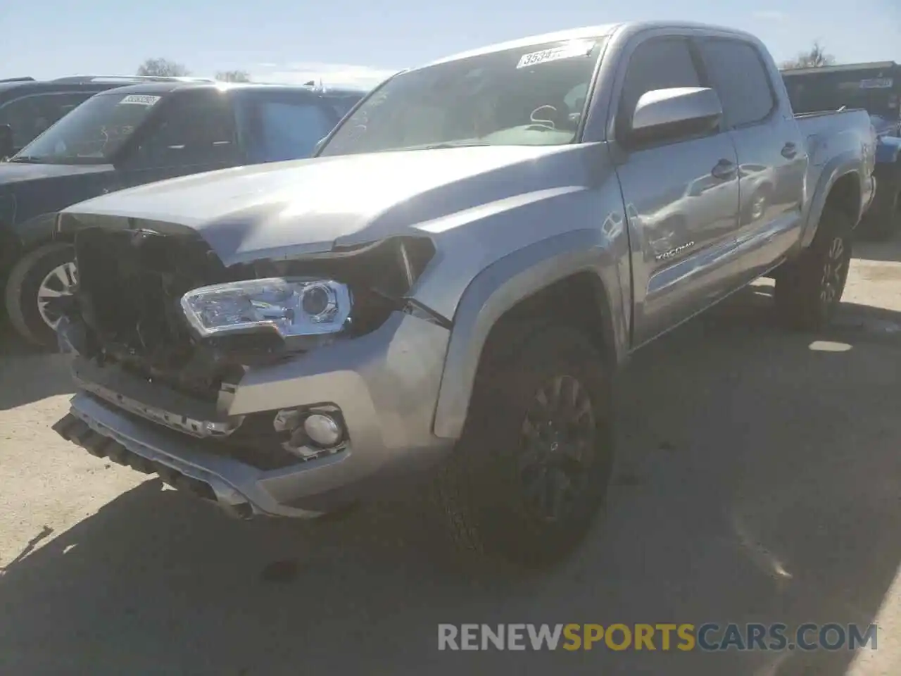 2 Photograph of a damaged car 3TYAZ5CN2MT003990 TOYOTA TACOMA 2021