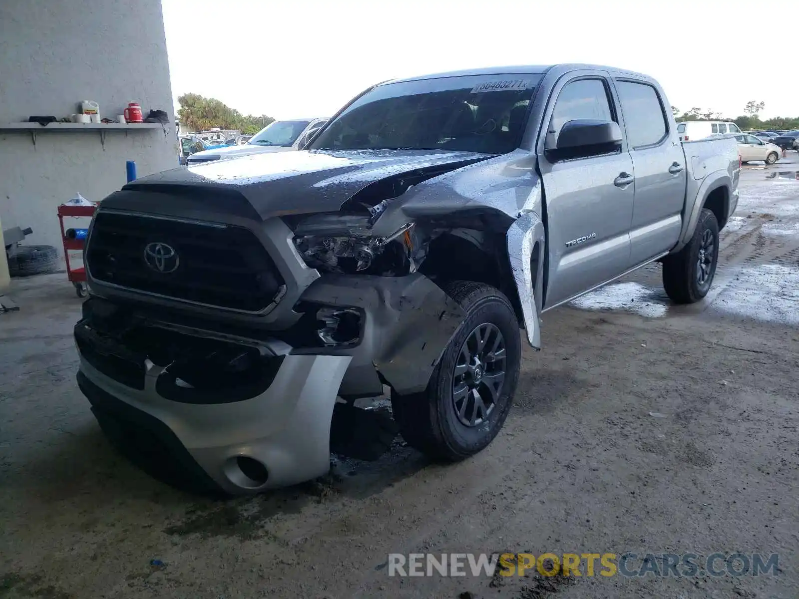 2 Photograph of a damaged car 3TYAZ5CN3MT004551 TOYOTA TACOMA 2021