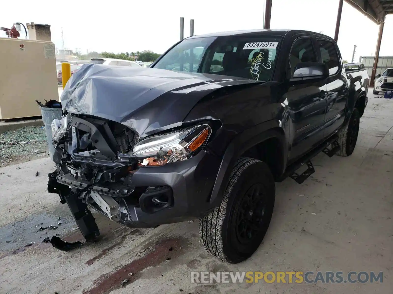 2 Photograph of a damaged car 3TYAZ5CN5MT011548 TOYOTA TACOMA 2021