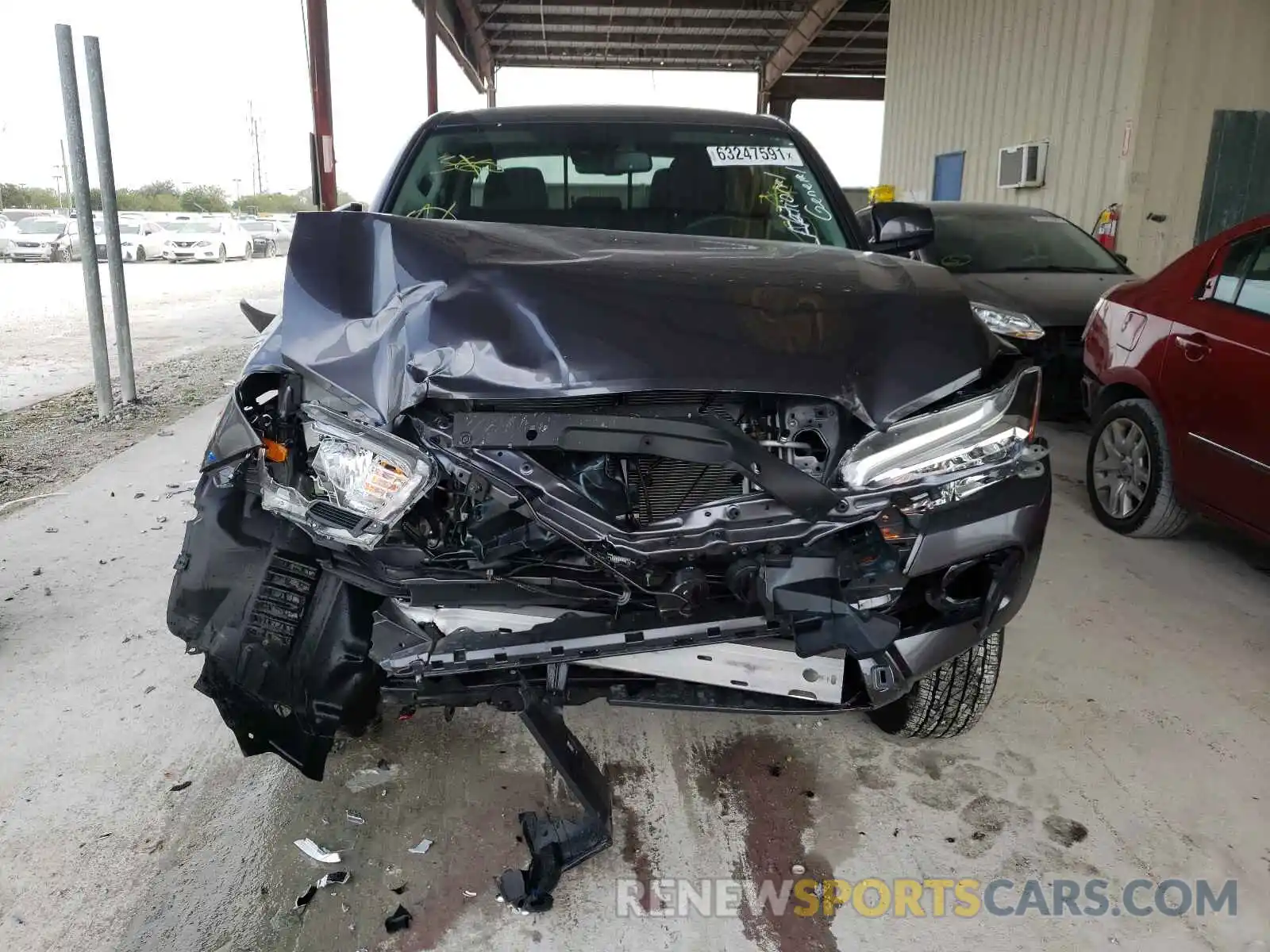 9 Photograph of a damaged car 3TYAZ5CN5MT011548 TOYOTA TACOMA 2021