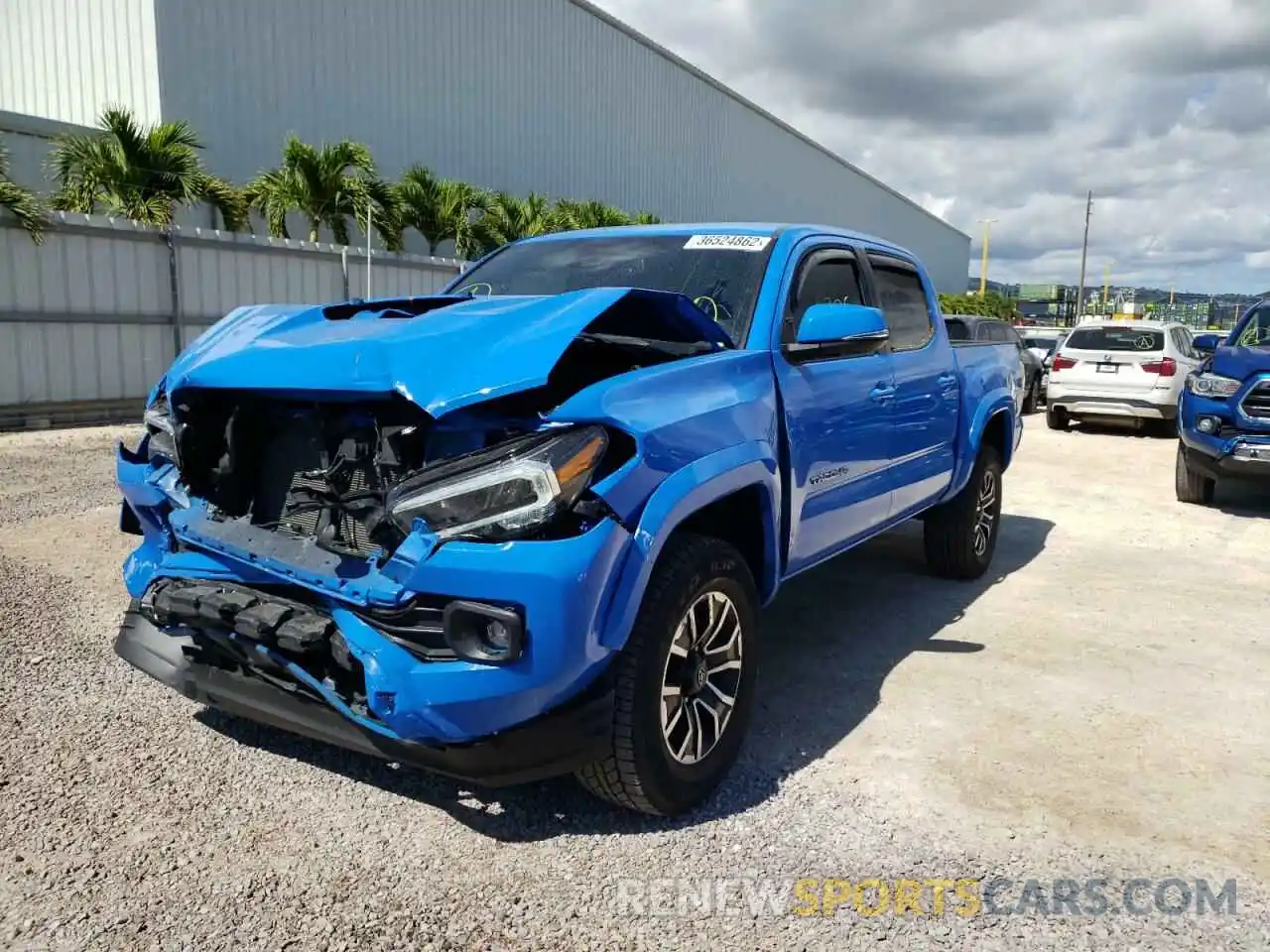 2 Photograph of a damaged car 3TYAZ5CN6MT006472 TOYOTA TACOMA 2021