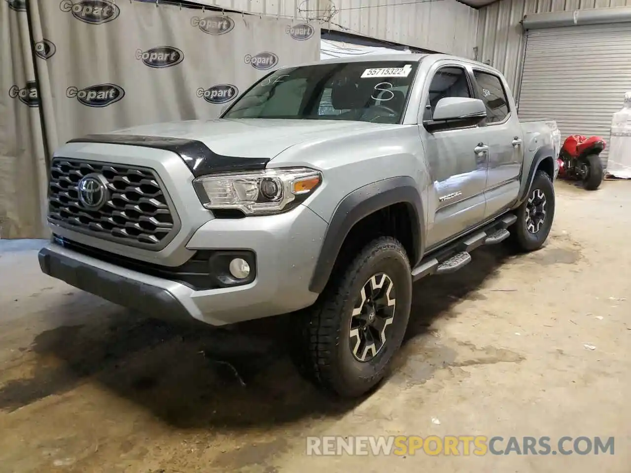 2 Photograph of a damaged car 3TYAZ5CN8MT004500 TOYOTA TACOMA 2021