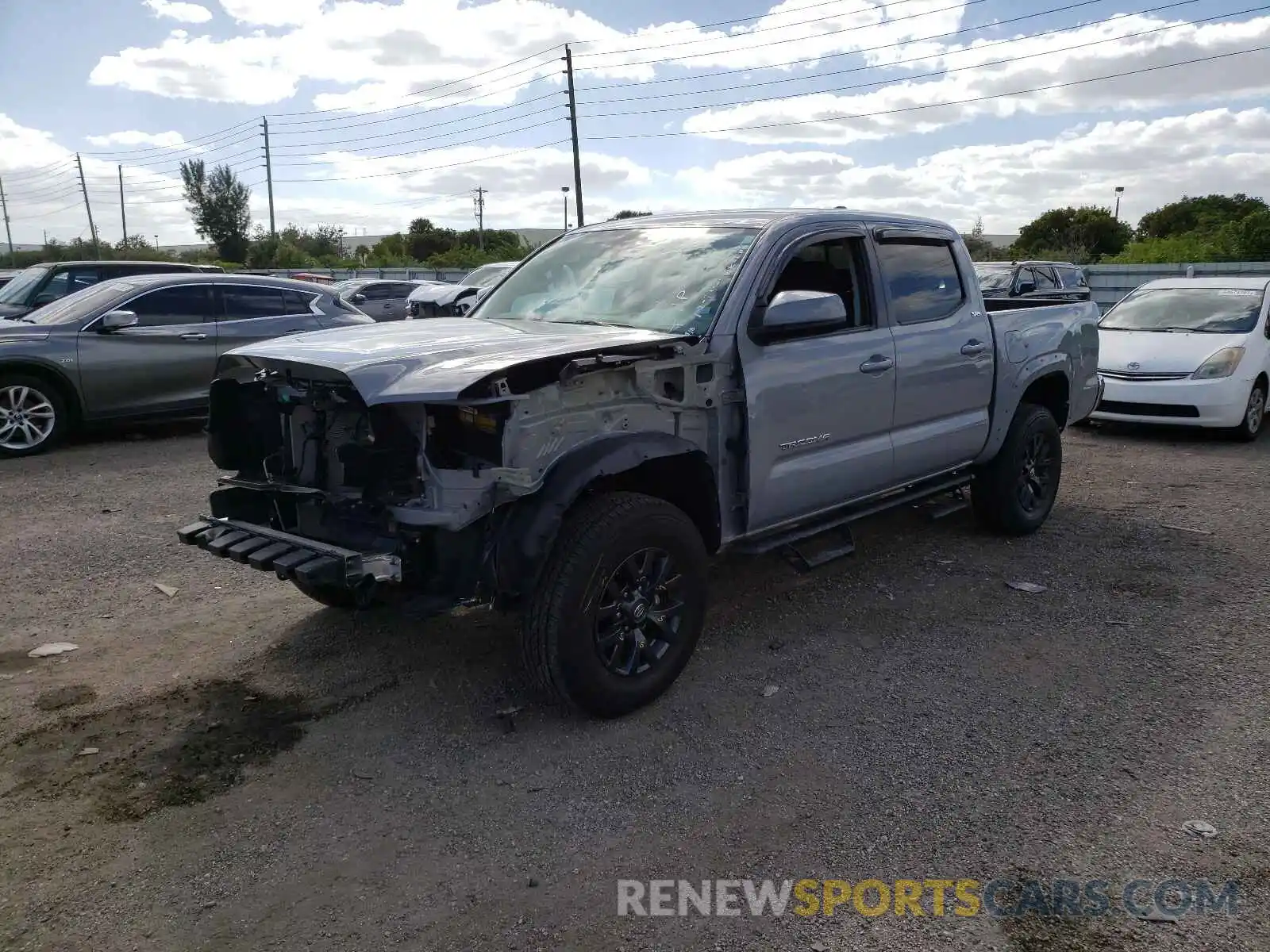 2 Photograph of a damaged car 3TYAZ5CN8MT005310 TOYOTA TACOMA 2021