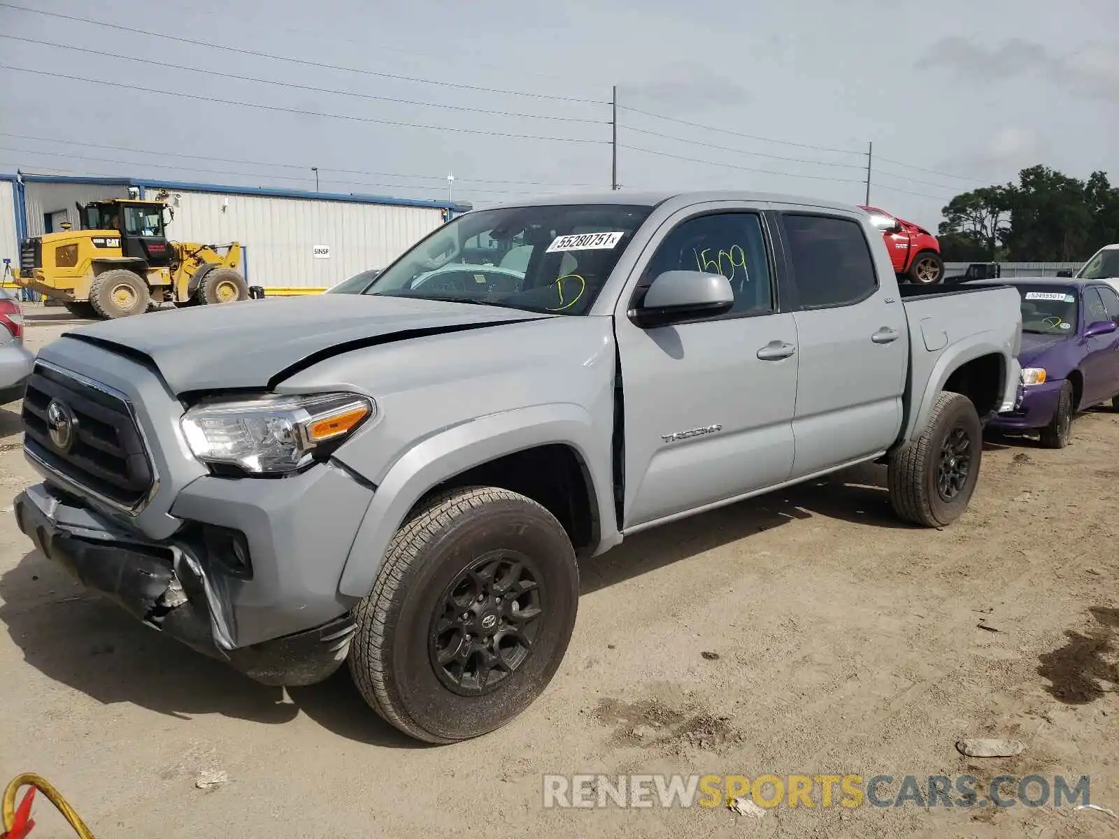 2 Photograph of a damaged car 3TYAZ5CN8MT007171 TOYOTA TACOMA 2021