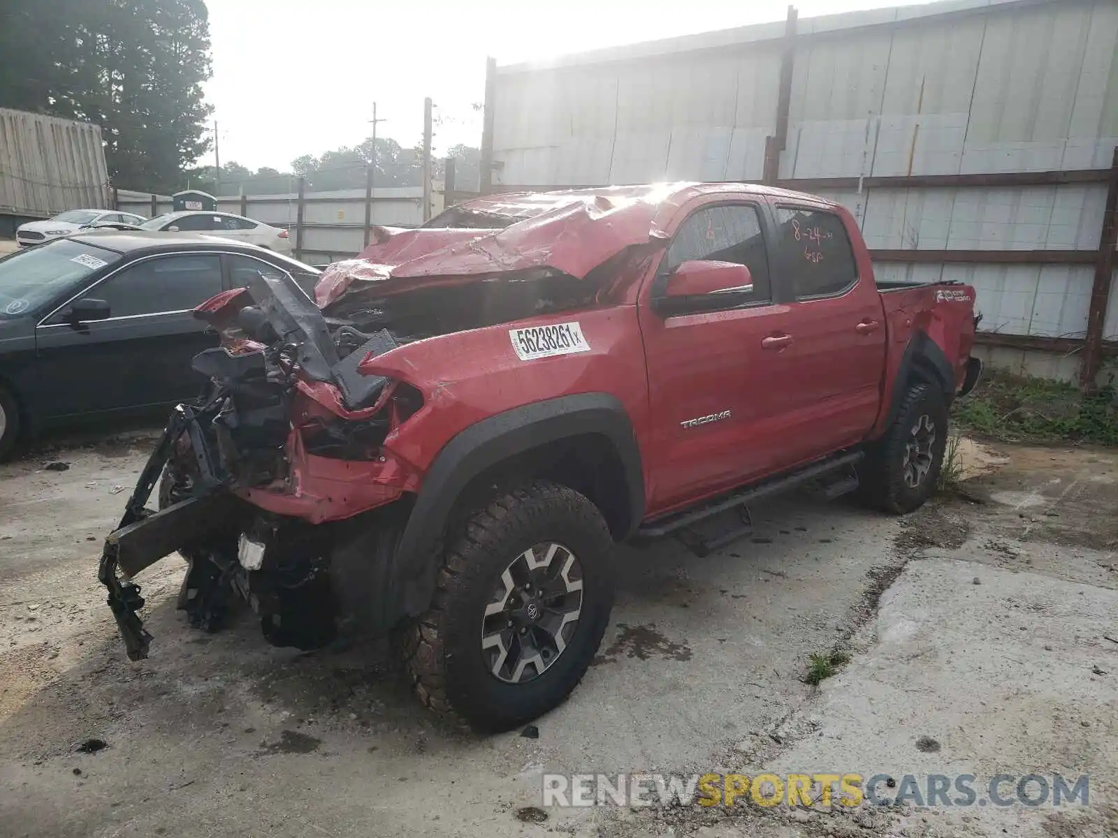 2 Photograph of a damaged car 3TYAZ5CN9MT007079 TOYOTA TACOMA 2021