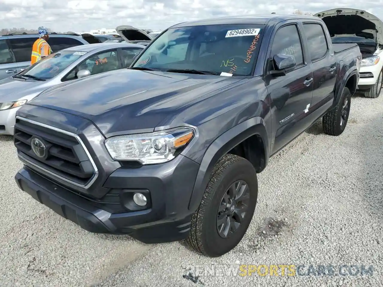 2 Photograph of a damaged car 3TYAZ5CN9MT012041 TOYOTA TACOMA 2021