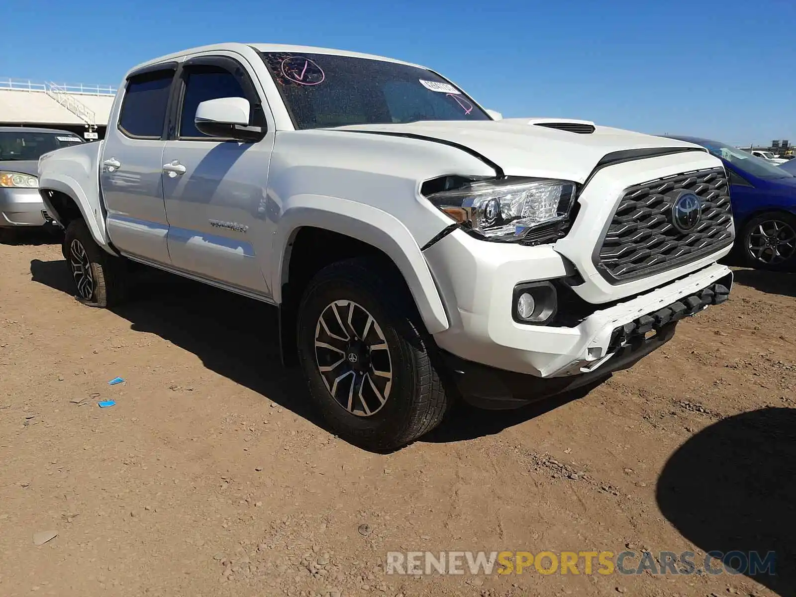 1 Photograph of a damaged car 3TYAZ5CNXMT003641 TOYOTA TACOMA 2021