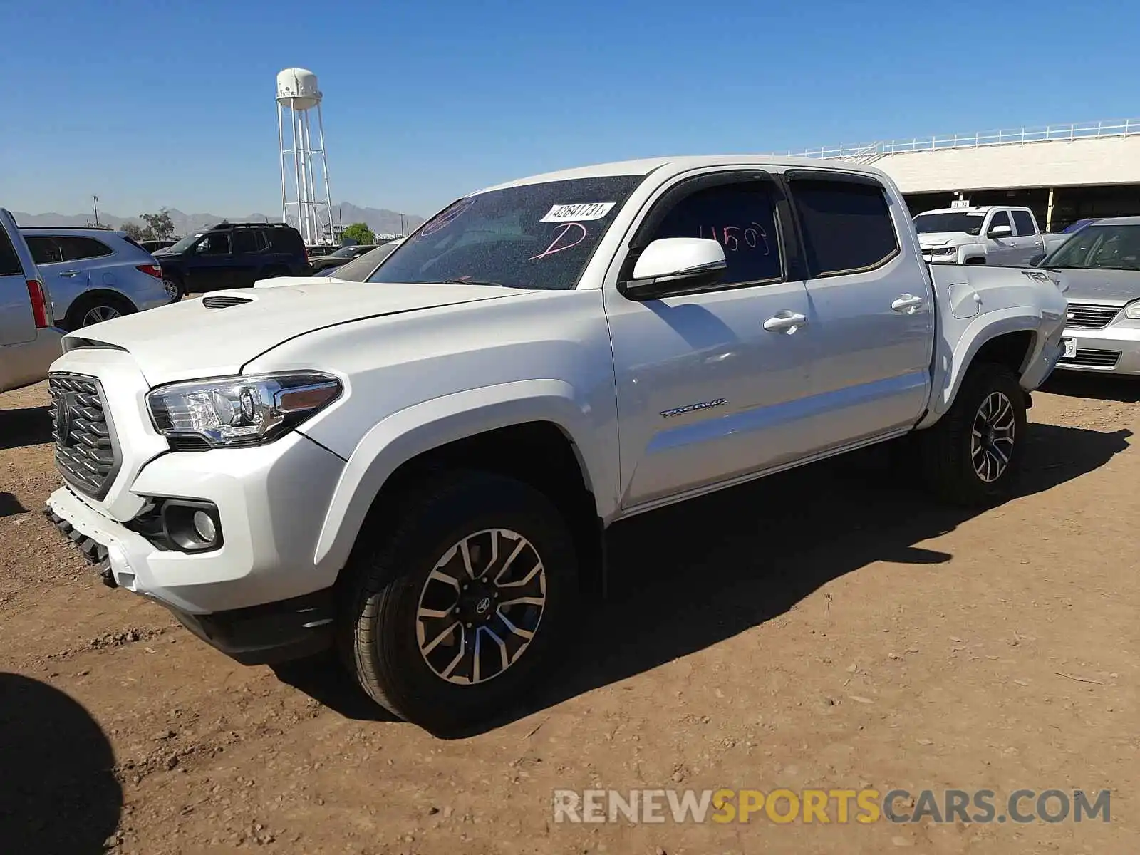 2 Photograph of a damaged car 3TYAZ5CNXMT003641 TOYOTA TACOMA 2021