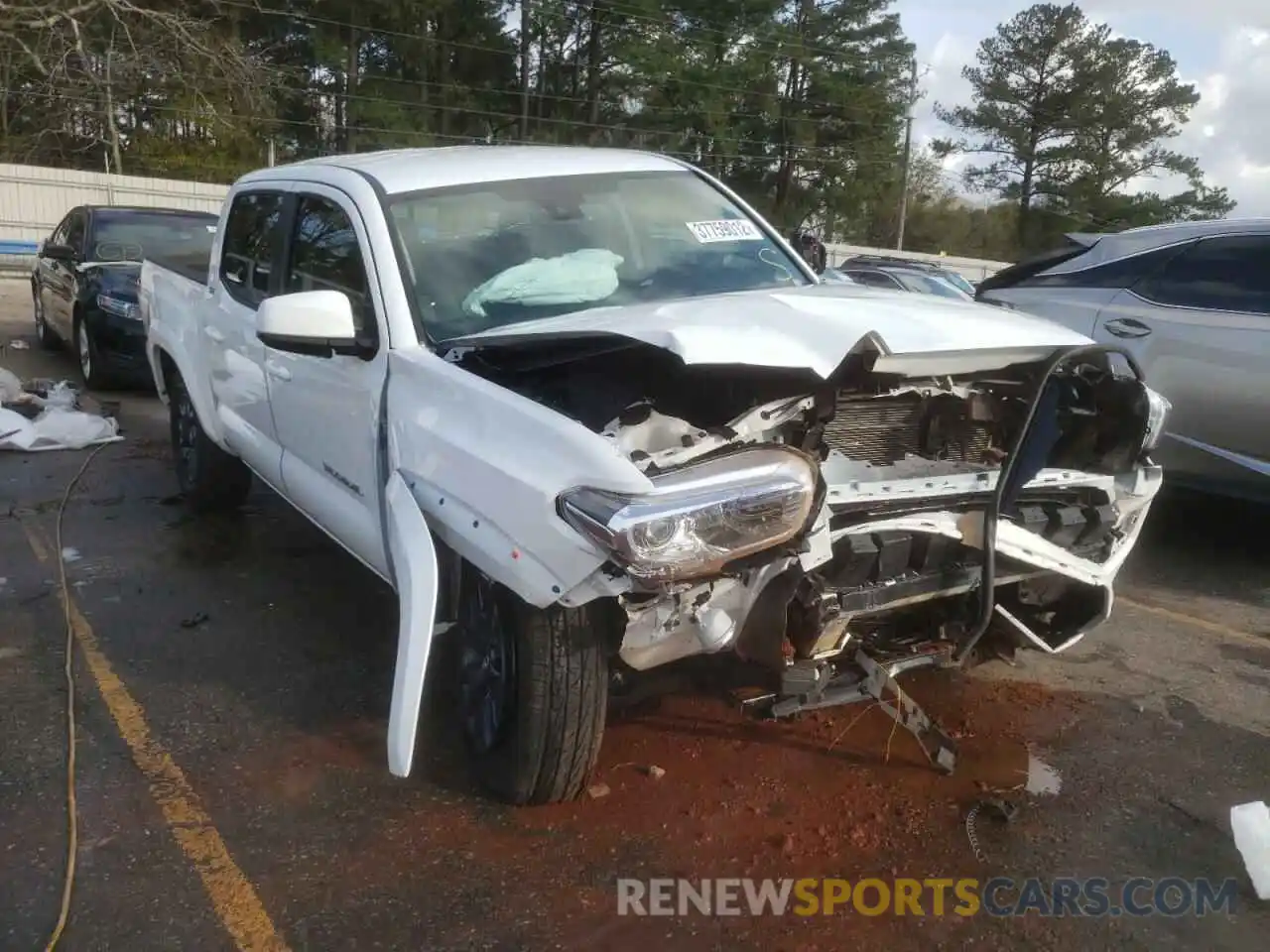 1 Photograph of a damaged car 3TYAZ5CNXMT007320 TOYOTA TACOMA 2021