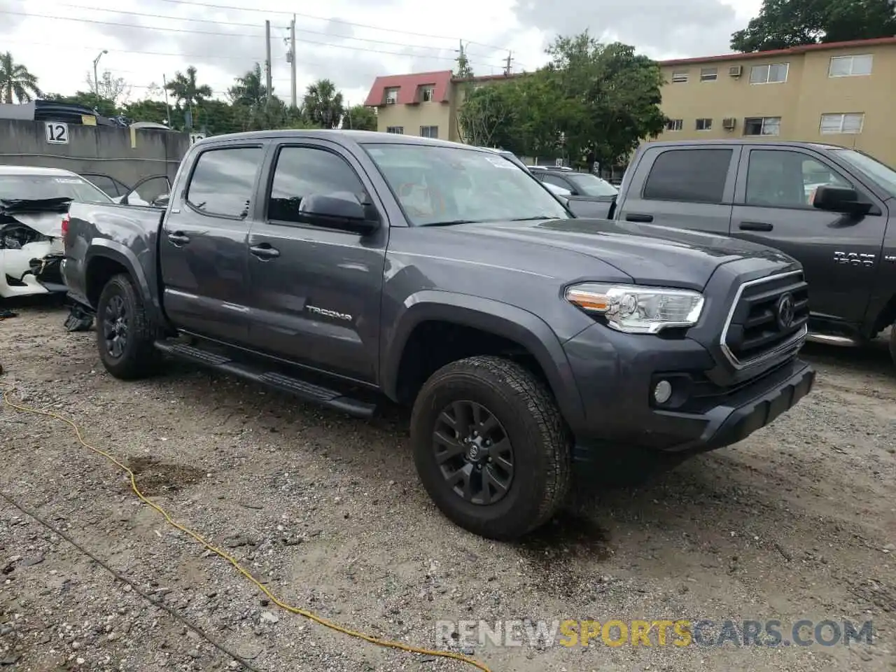 1 Photograph of a damaged car 3TYAZ5CNXMT011707 TOYOTA TACOMA 2021