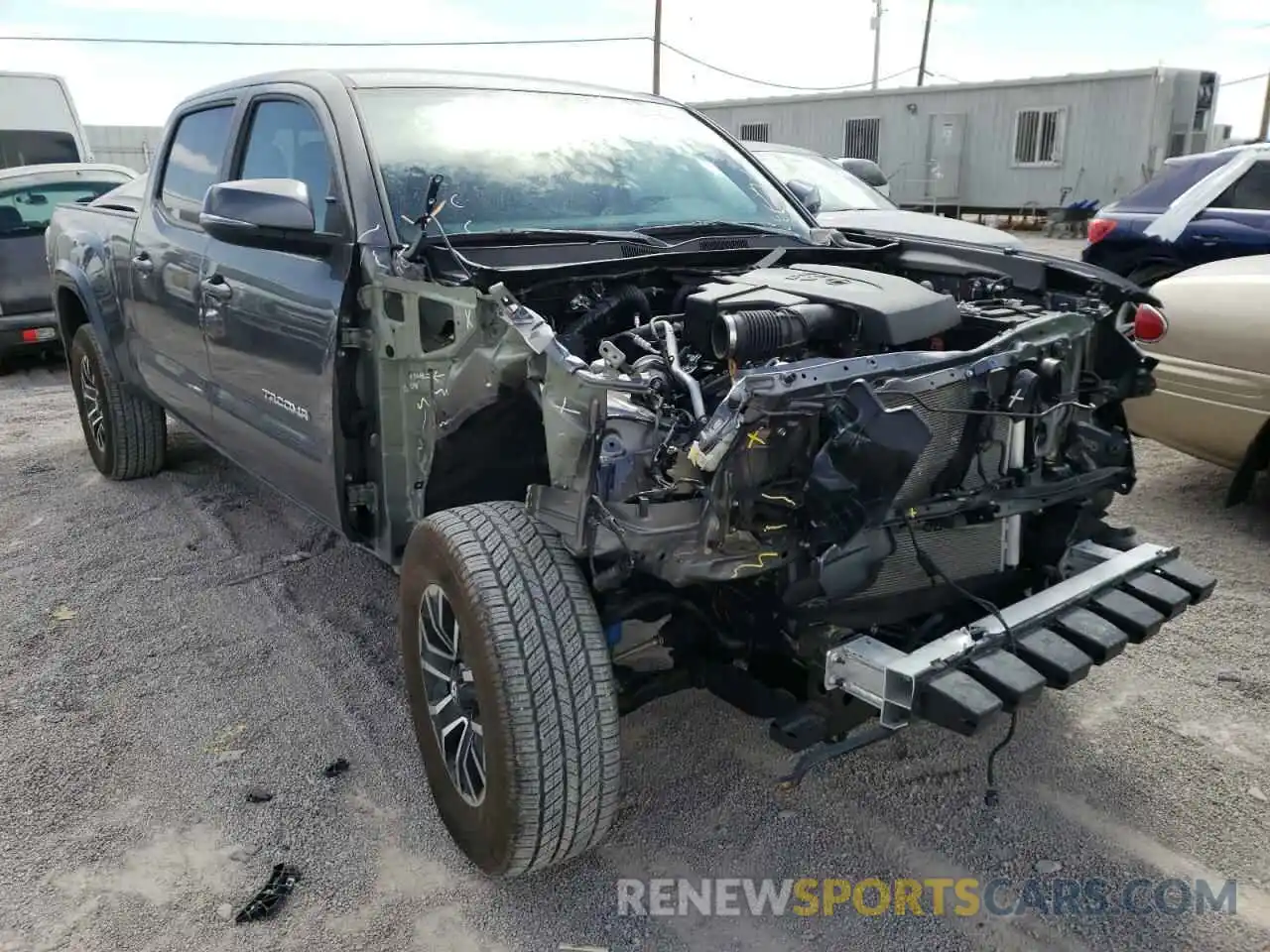 1 Photograph of a damaged car 3TYBZ5DN5MT000083 TOYOTA TACOMA 2021