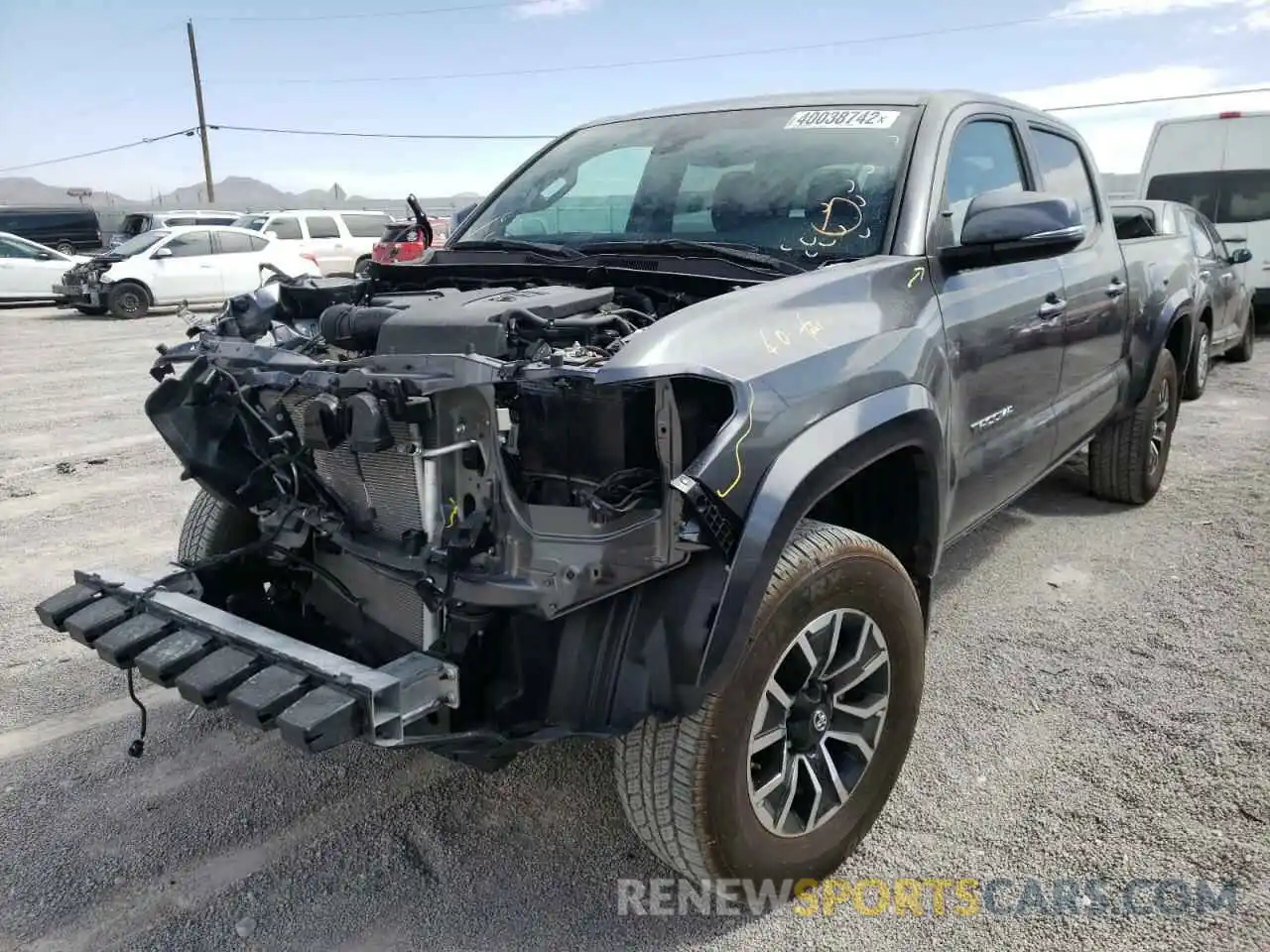 2 Photograph of a damaged car 3TYBZ5DN5MT000083 TOYOTA TACOMA 2021